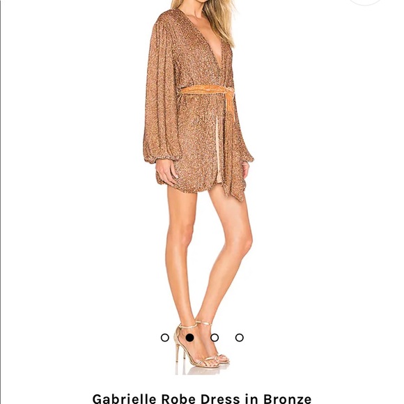 Gabrielle Robe Dress in Bronze
retrofete - Picture 2 of 8